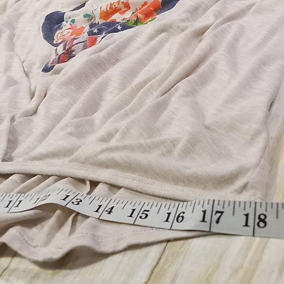 Moa Moa RN99217 Patriotic Cow Skull Tshirt Size M-L - Picture 12 of 15